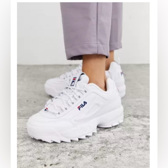 Fila Disruptor Sneaker, white, old school 90s - Picture 1 of 9
